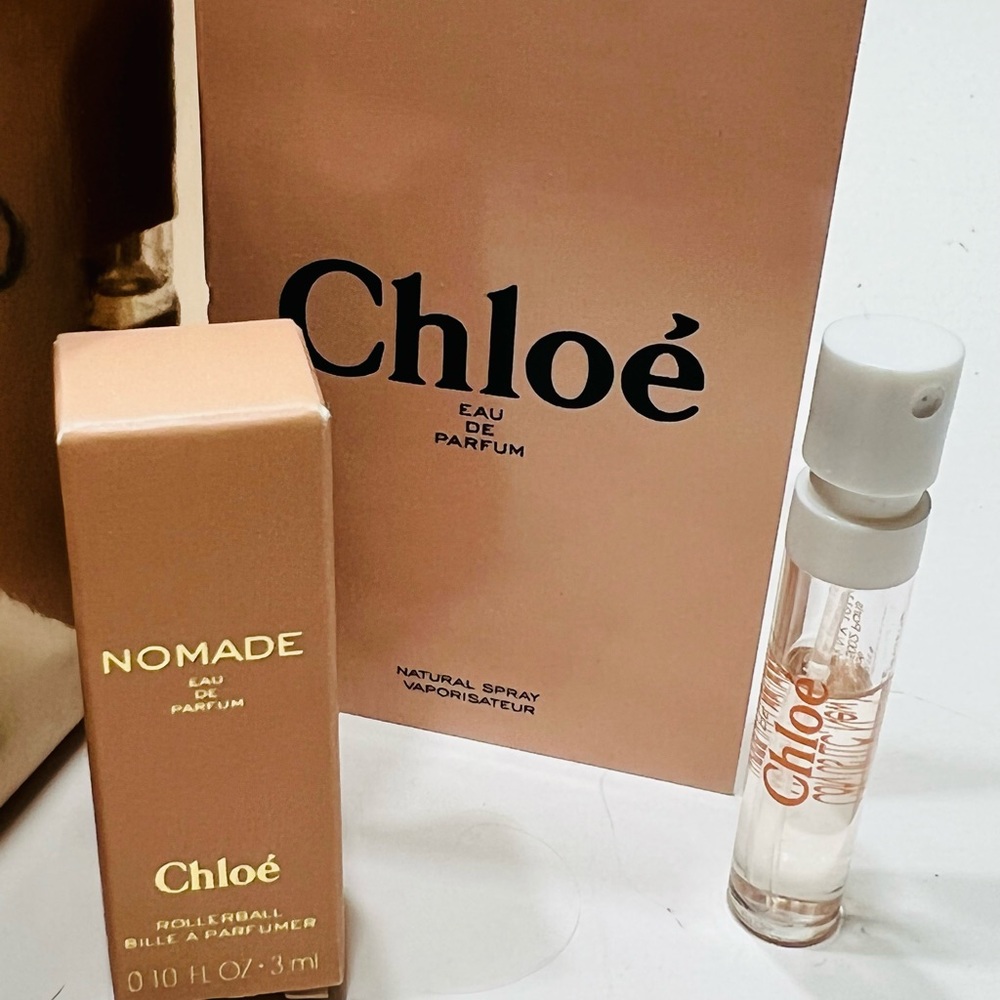 Chloe parfum rollerball and 2 samples